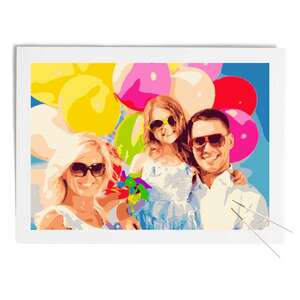 Peinture par numéros 35x50-Cadre DIY -  Pièces