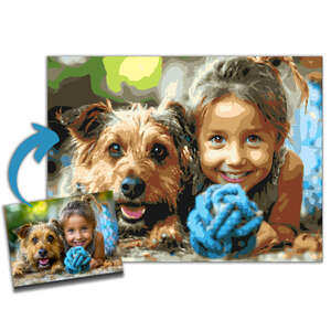 kit de peinture numerique personnalise